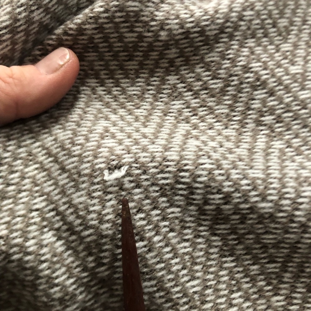 Oatmeal Patterned Batwing Sweater - Picture 13 of 13
